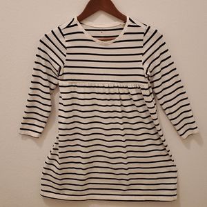 Taylor Vintage Girl's Long Sleeve Striped Dress
